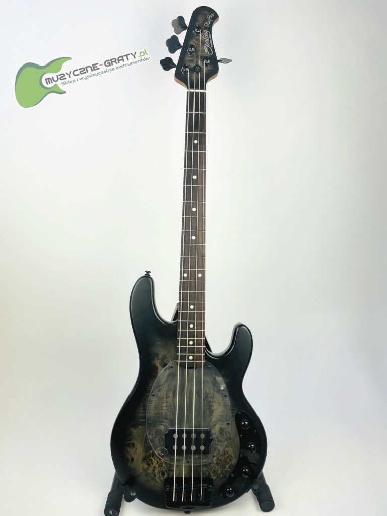 Sterling by Music Man Ray 34 Trans Black Satin