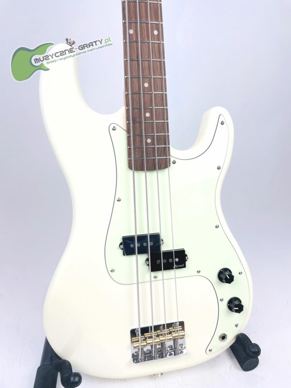 Harley Benton PB-62CC Olympic White - obrazek 13