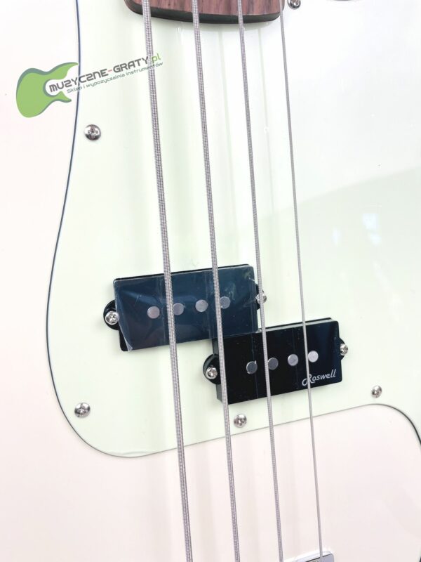Harley Benton PB-62CC Olympic White - obrazek 11