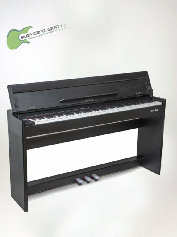 V-TONE DP-88 BK czarne pianino cyfrowe ze statywem drewnianym