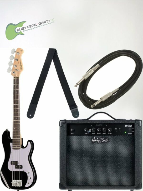 Zestaw Basowy: Harley Benton PB-20 i HB-20B MAX