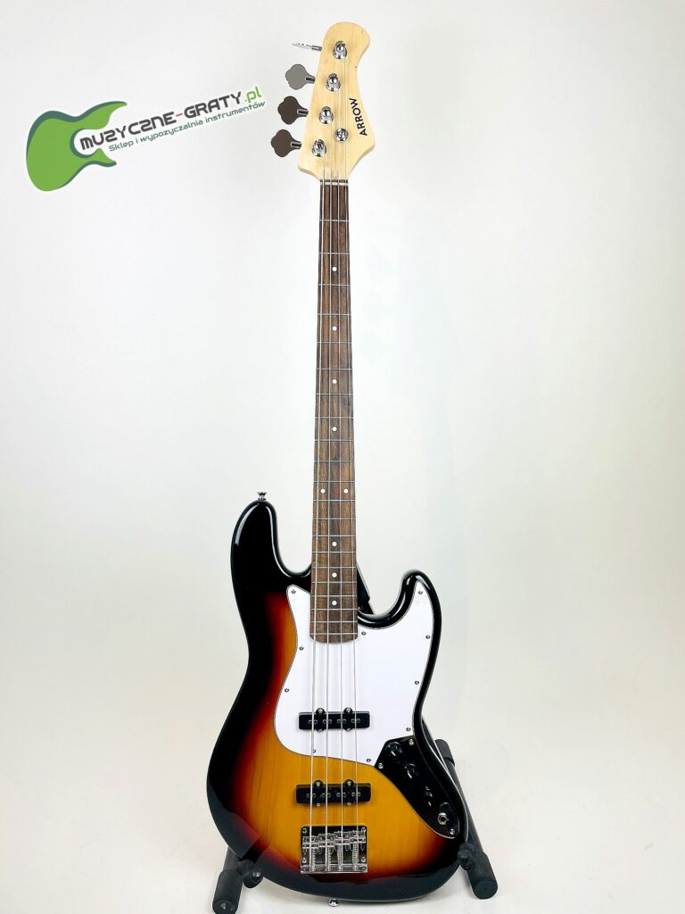 Arrow Louisiana 4 Bass Tobacco Burst Rosewood White