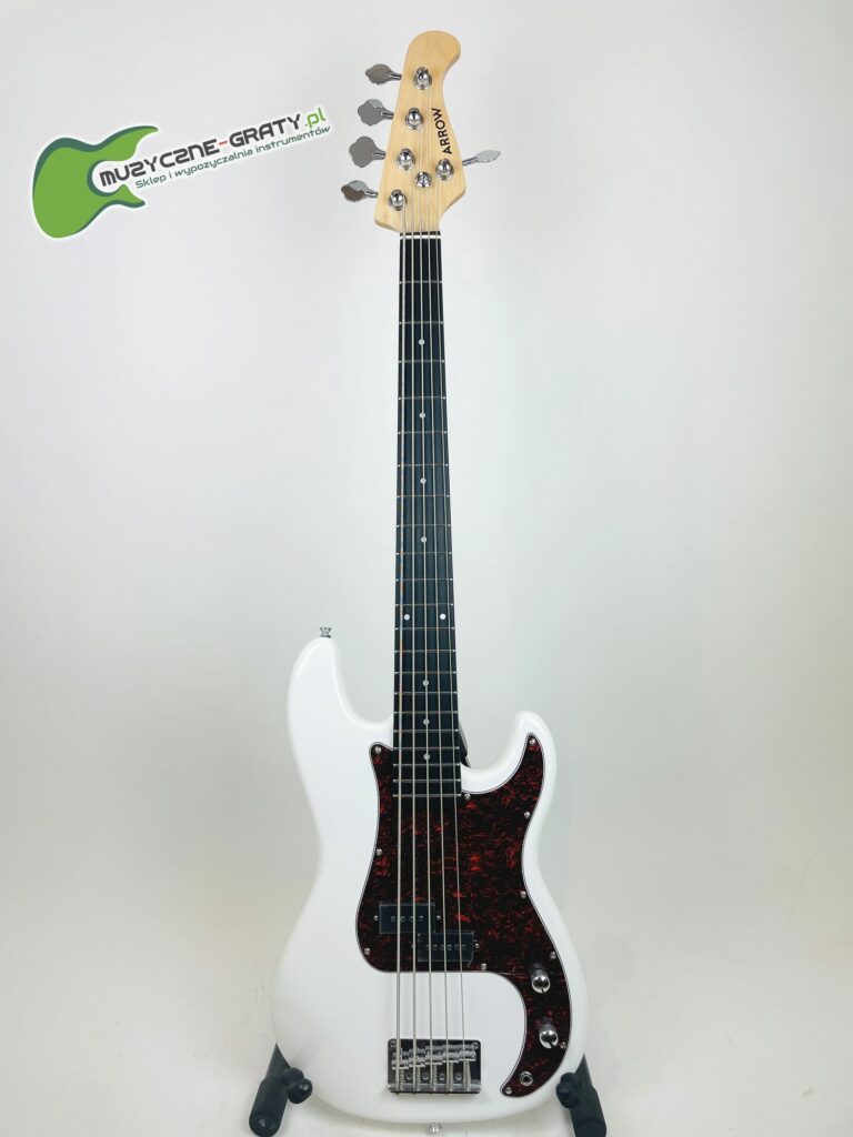 Arrow Session Bass 5 Bleached Bone White Rosewood T-shell IMG_9233