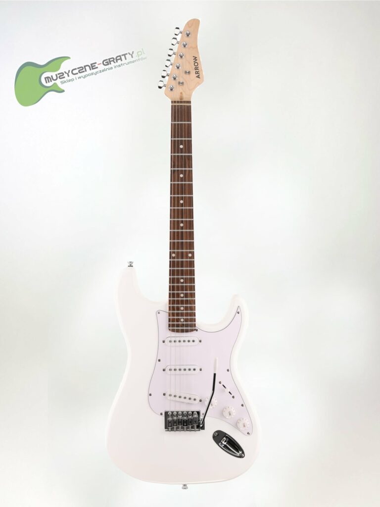 Arrow Tonecaster ST 111 Snow White Rosewood:White