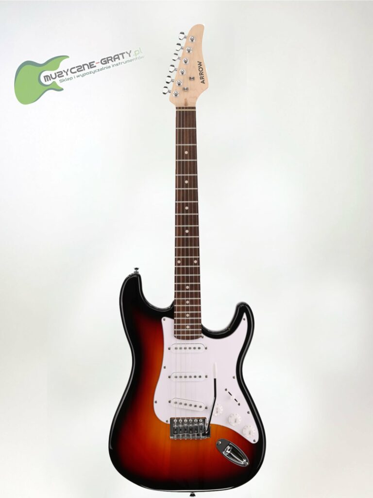 Arrow Tonecaster ST 111 Tobacco Burst Rosewood:White – gitara elektryczna