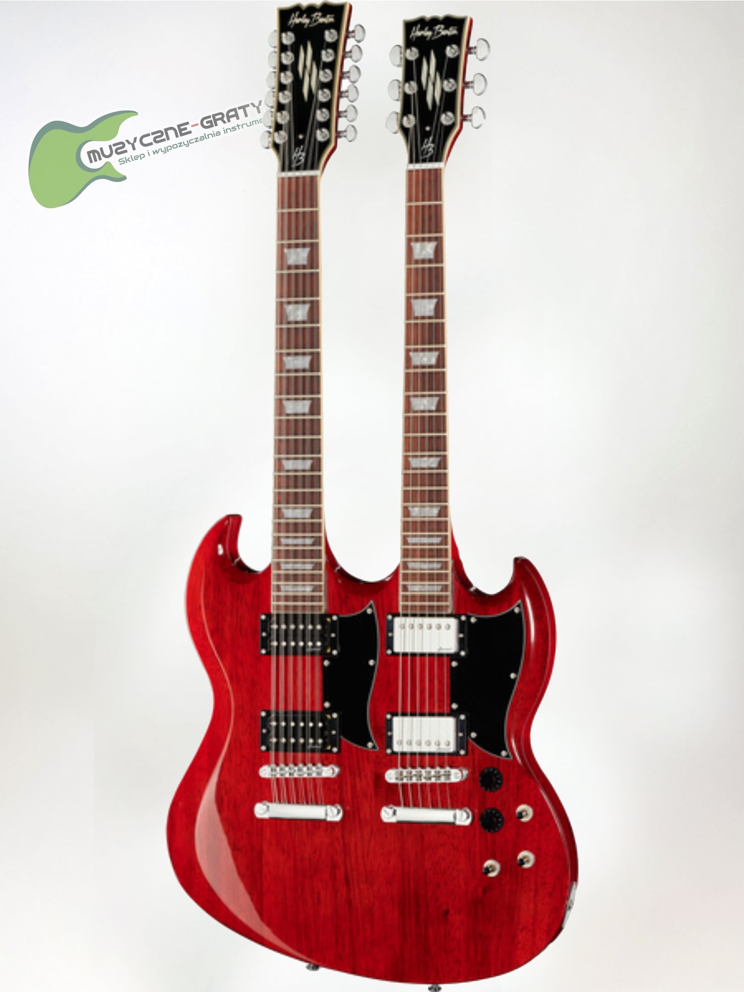 Harley Benton DC-Custom 612 Cherry